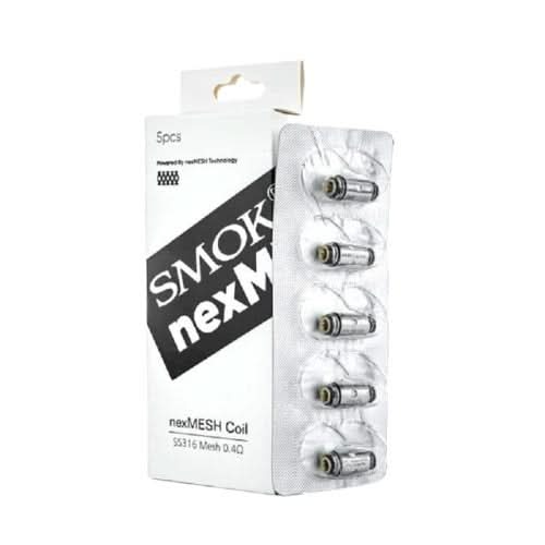 SMOK & OFRF Nexmesh Replacement Coils ( Pack of 5 ) - SS316 0.4OHM MESH