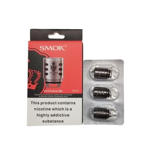 SMOK TFV12 Q4 COILS  Pack of 3  - 0.4 Ohm