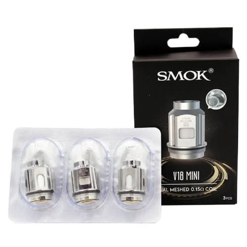 SMOK V18 Mini Replacement Coils ( Pack of 3 ) - V18 Mini Dual Meshed 0.15 ohm
