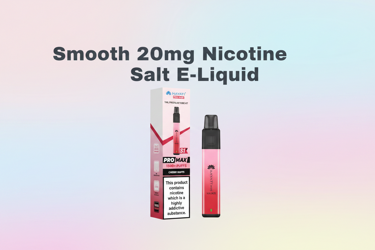 Smooth 20mg Nicotine Salt E-Liquid