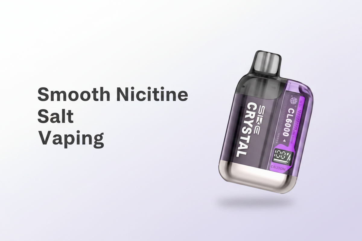 Smooth Nicotine Salt Vaping