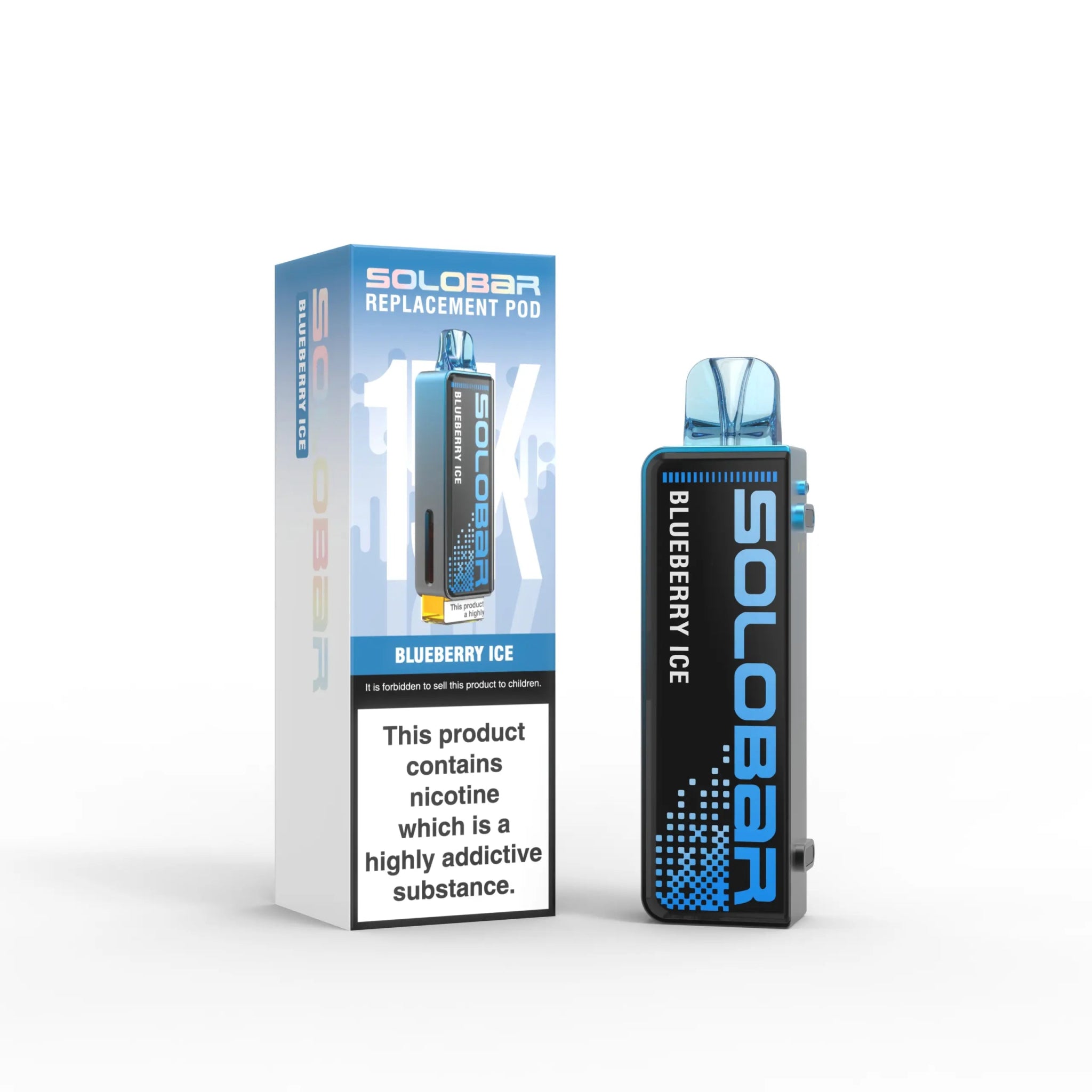 Solobar 15K Prefilled Pods - Eliquid Base - Blueberry Ice