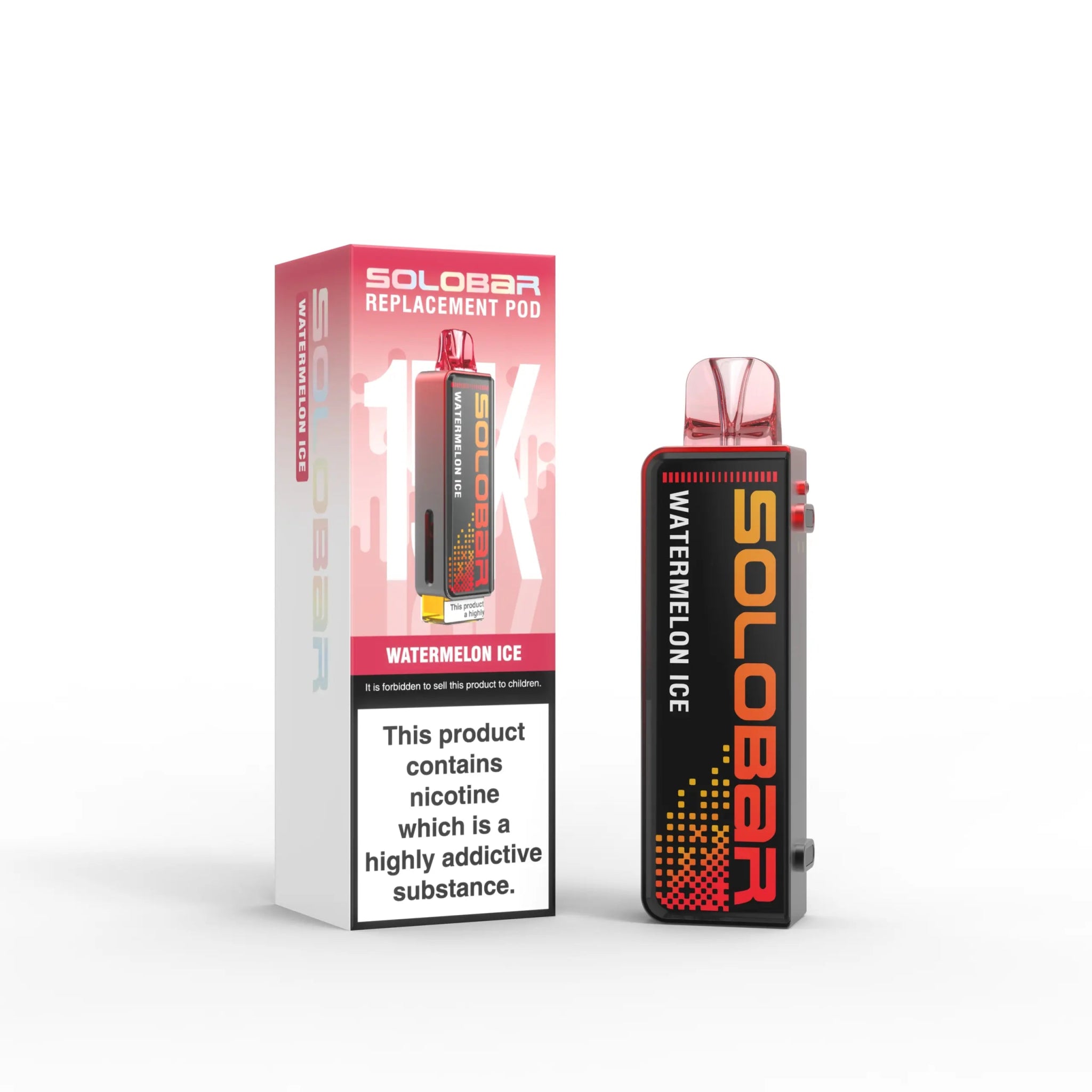 Solobar 15K Prefilled Pods - Eliquid Base - Watermelon Ice