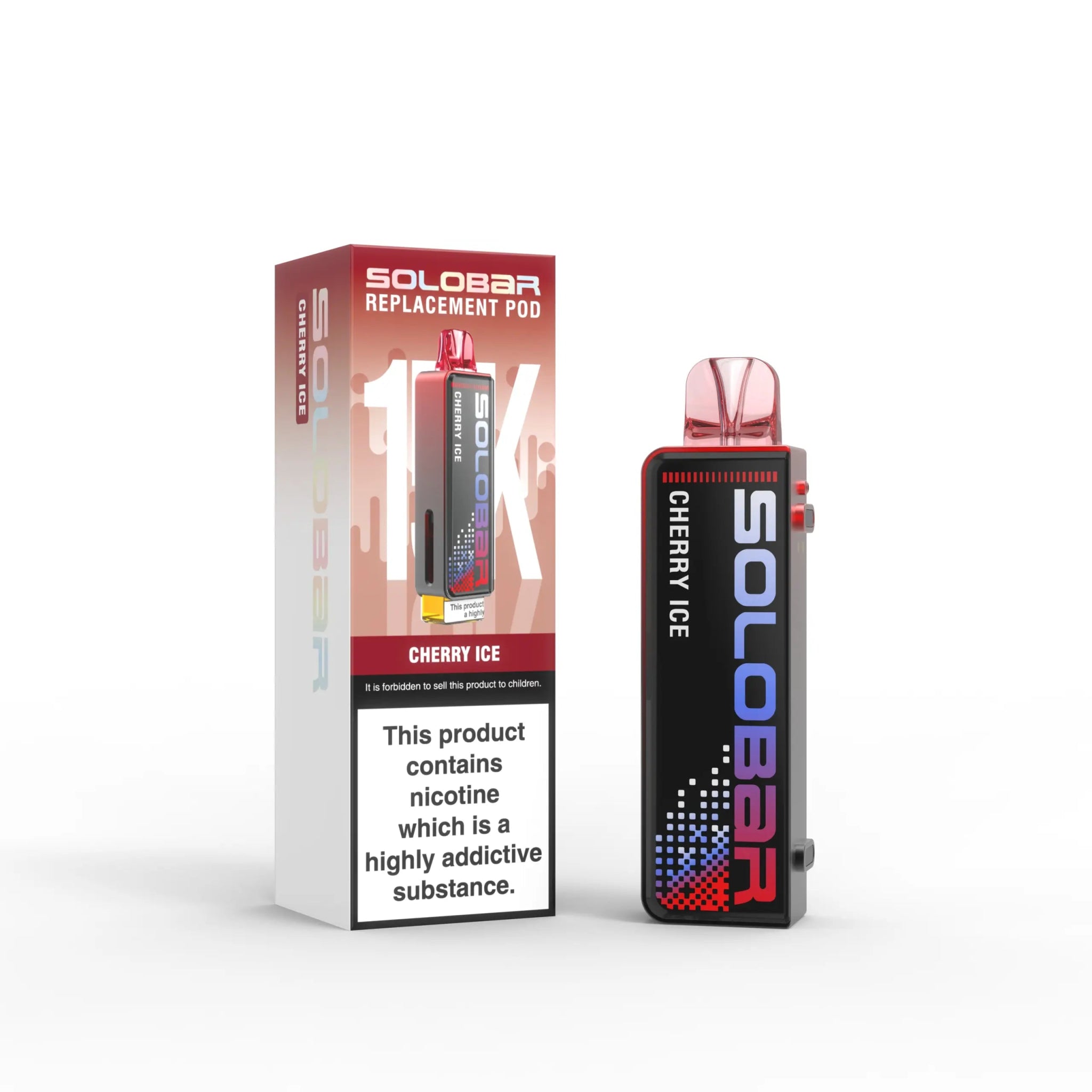 Solobar 15K Prefilled Pods - Eliquid Base - Cherry Ice
