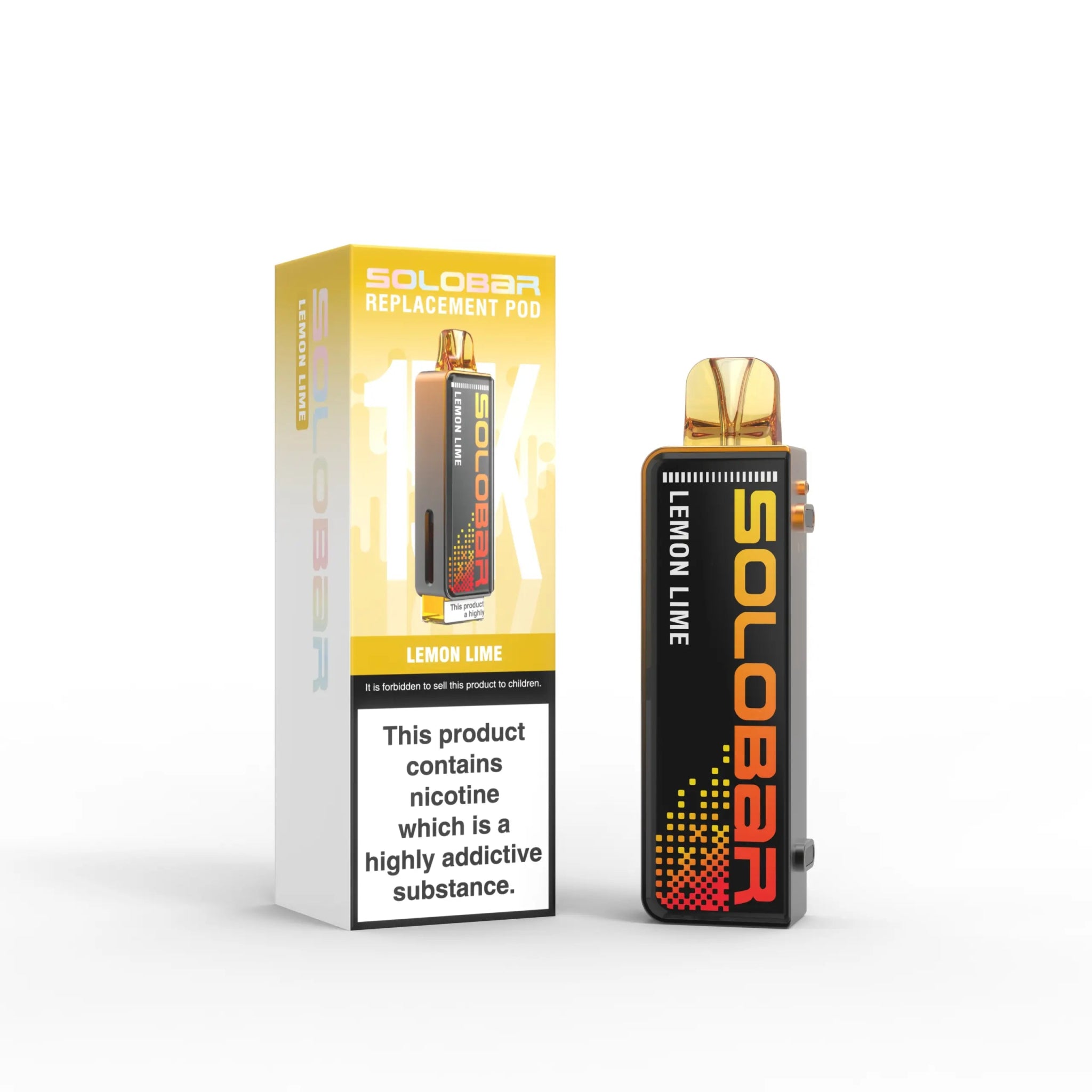 Solobar 15K Prefilled Pods - Eliquid Base - Lemon Lime
