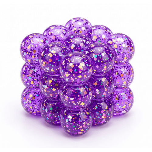 Squeezy Bubble & Glitter Bubble Cubes Super Squishy Sensory Stress Relief Fidget Toy - Vapewholesalesupplier