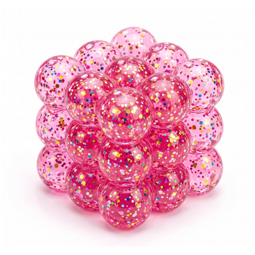 Squeezy Bubble & Glitter Bubble Cubes Super Squishy Sensory Stress Relief Fidget Toy - Vapewholesalesupplier