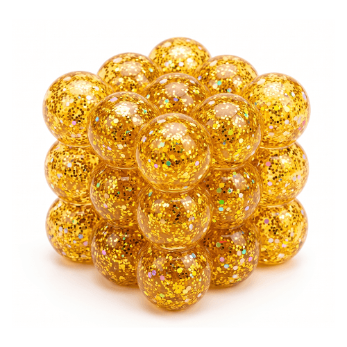 Squeezy Bubble & Glitter Bubble Cubes Super Squishy Sensory Stress Relief Fidget Toy - Vapewholesalesupplier