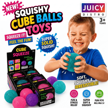 Squishy Cube Balls Super Soft Sensory Stress Relief Toy - Vapewholesalesupplier