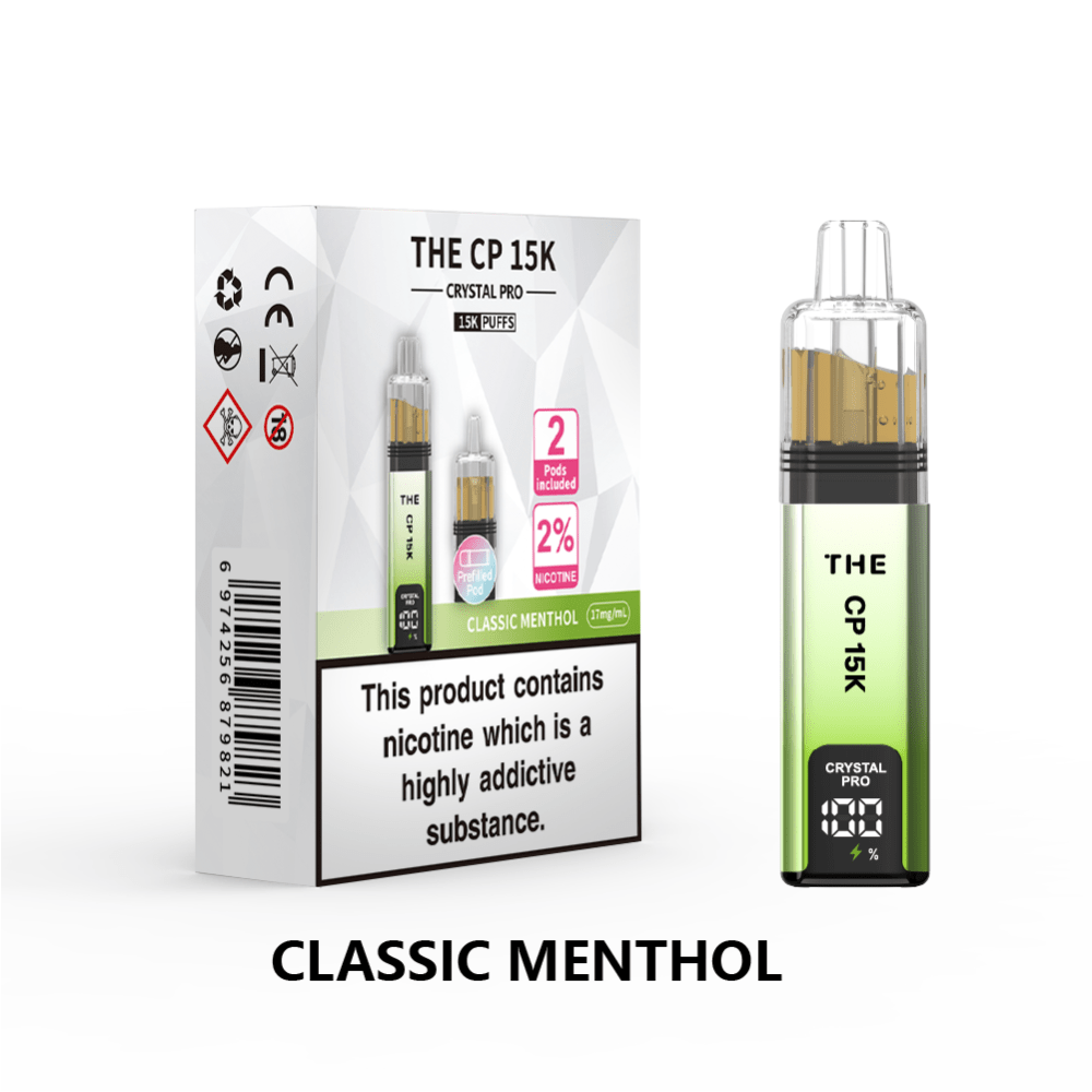 THE CP15K Crystal Pro Prefilled Pod Kit - Vapewholesalesupplier
