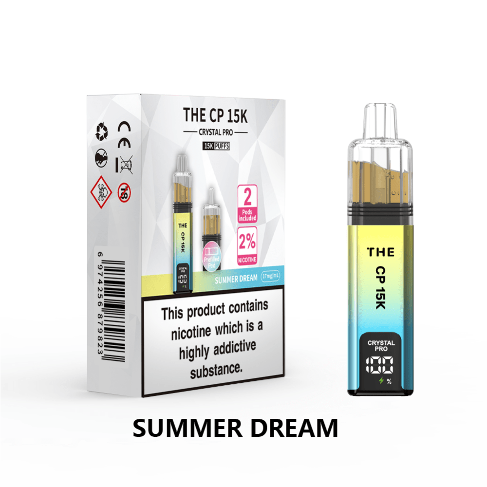 THE CP15K Crystal Pro Prefilled Pod Kit - Vapewholesalesupplier