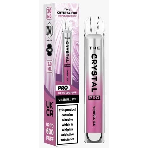 The Crystal Pro 600 Disposable Vape Device - Black Currant Mango