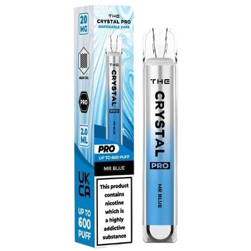 The Crystal Pro 600 Disposable Vape Device  - Mr. Blue
