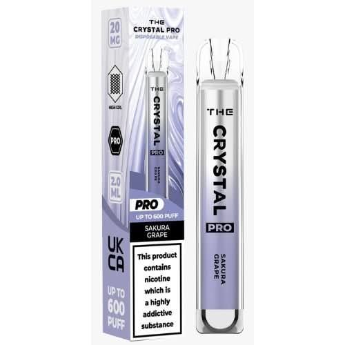 1XThe Crystal Pro 600 + 1XHayati The Crystal Pro Max 4000 (Bundle Deal) -Sakura Grape