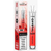 1XThe Crystal Pro 600 + 1XHayati The Crystal Pro Max 4000 (Bundle Deal) -Red Apple Ice