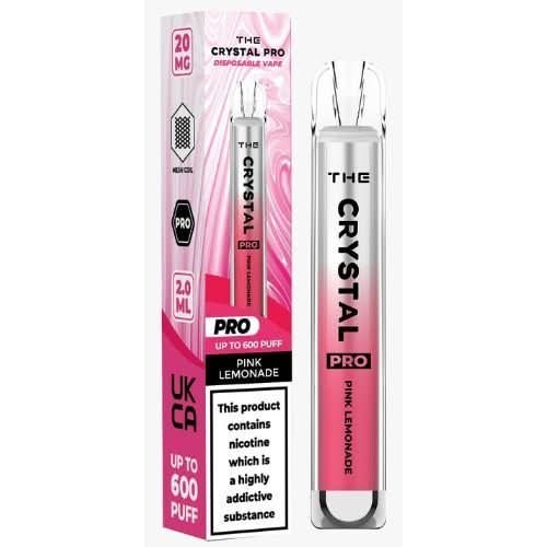 1XThe Crystal Pro 600 + 1XHayati The Crystal Pro Max 4000 (Bundle Deal) -Pink Lemonade