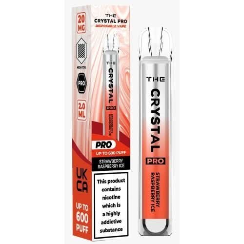 1XThe Crystal Pro 600 + 1XHayati The Crystal Pro Max 4000 (Bundle Deal) -Strawberry Raspberry Ice