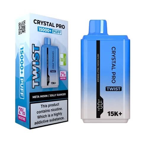 The Crystal Pro Twist 15000+ Puff Disposable Vape Device - Meta Moon / Jolly Ranger