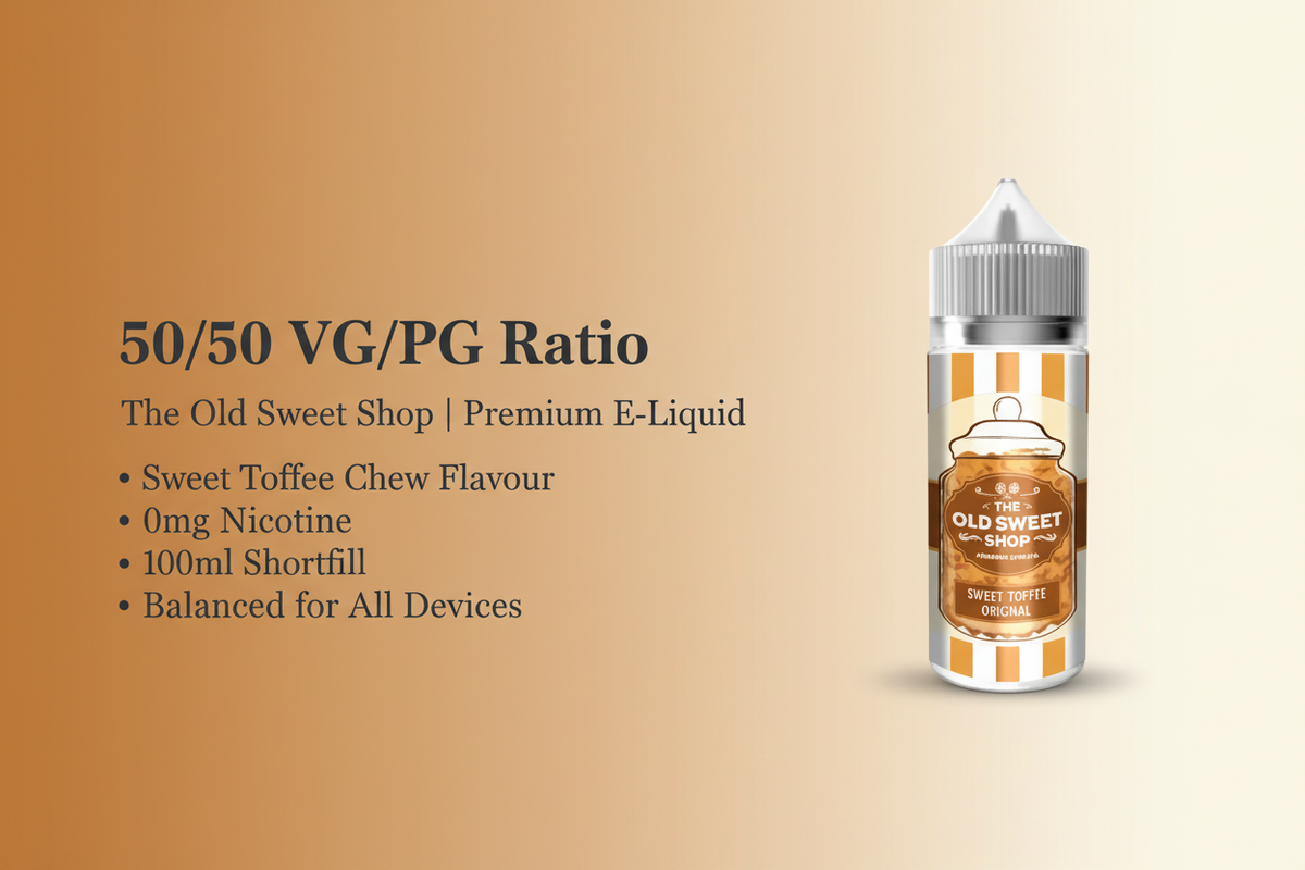 50/50 VG/PG Ratio