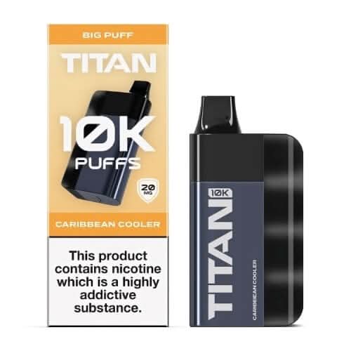 Titan 10000 Disposable Vape Device - 20MG - Eliquid Base - Caribbean Cooler