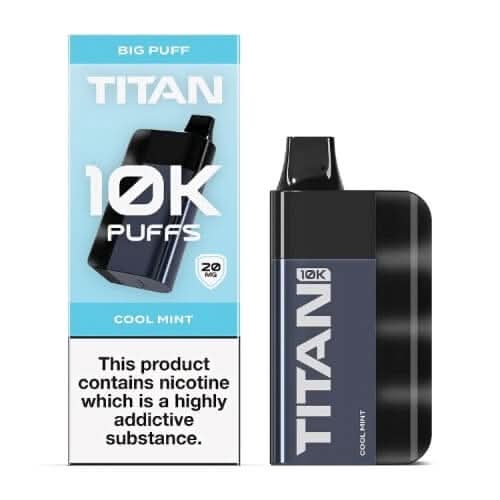 Titan 10000 Disposable Vape  Device 20MG  - Cool Mint