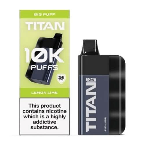 Titan 10000 Disposable Vape  Device 20MG - Lemon Lime