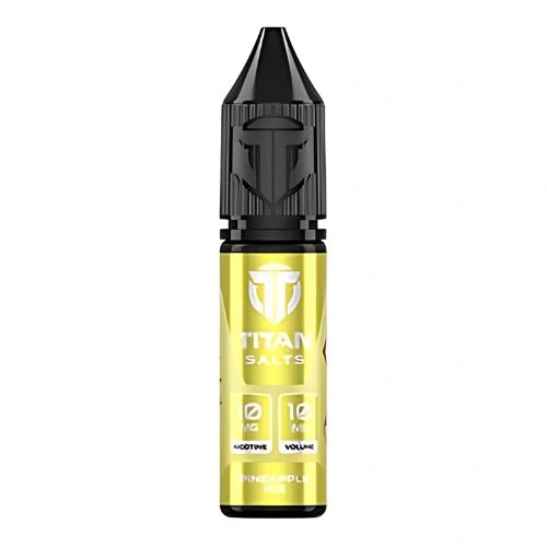 Titan Nic Salt 10ML - Pack of 10 - Eliquid Base - Pineapple Ice