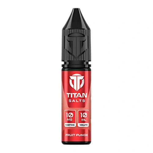 Titan Nic Salt 10ML - Pack of 10 - Eliquid Base - Fruit Punch