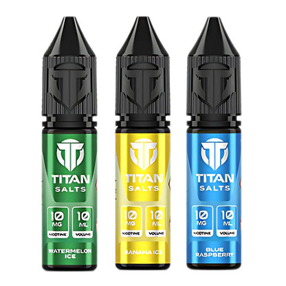 Titan Nic Salt 10ML - Pack of 10 - Eliquid Base - Banana Ice
