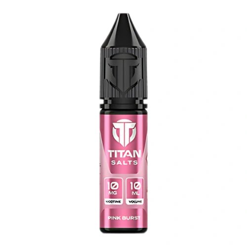 Titan Nic Salt 10ML - Pack of 10 - Eliquid Base - Pink Burst