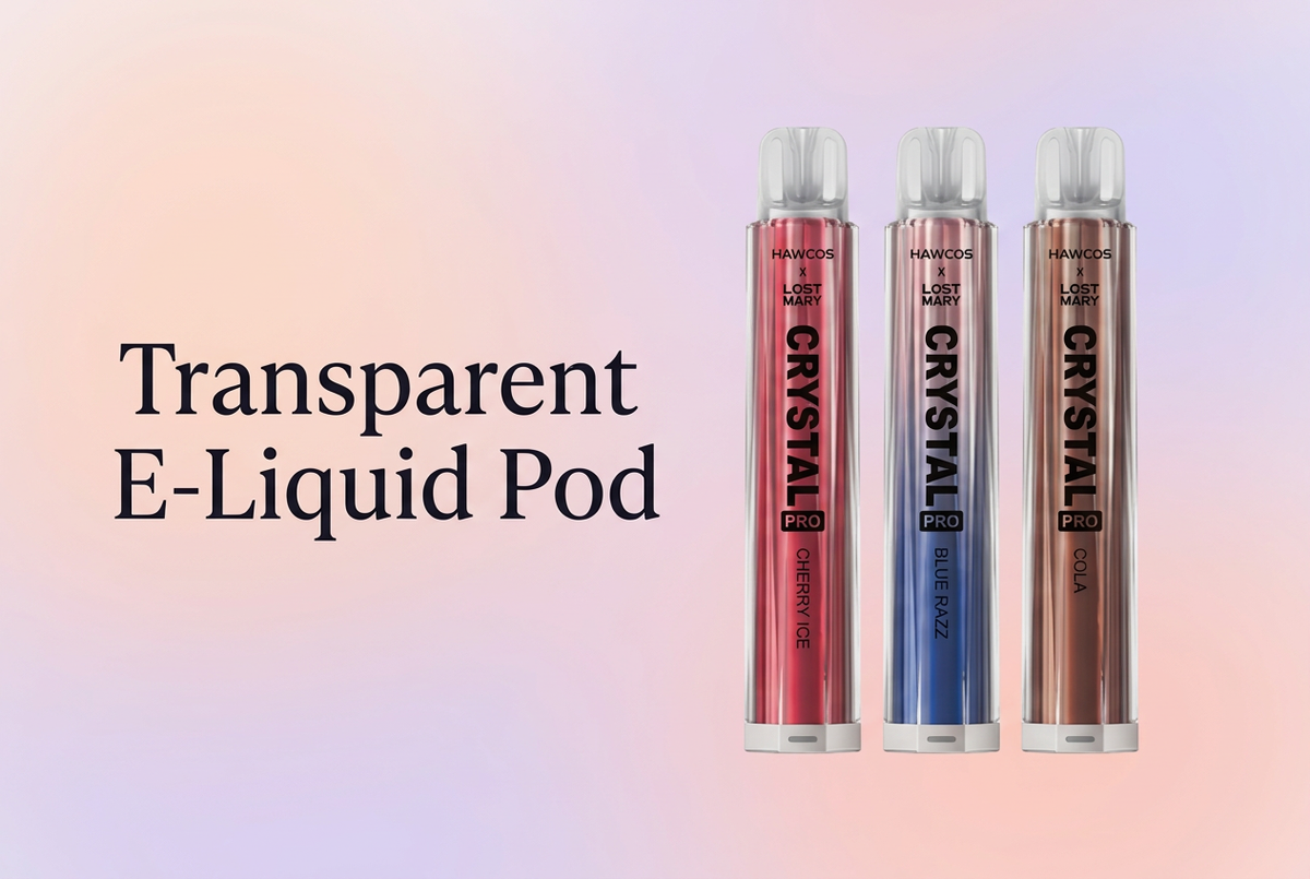 Transparent E-Liquid Pod