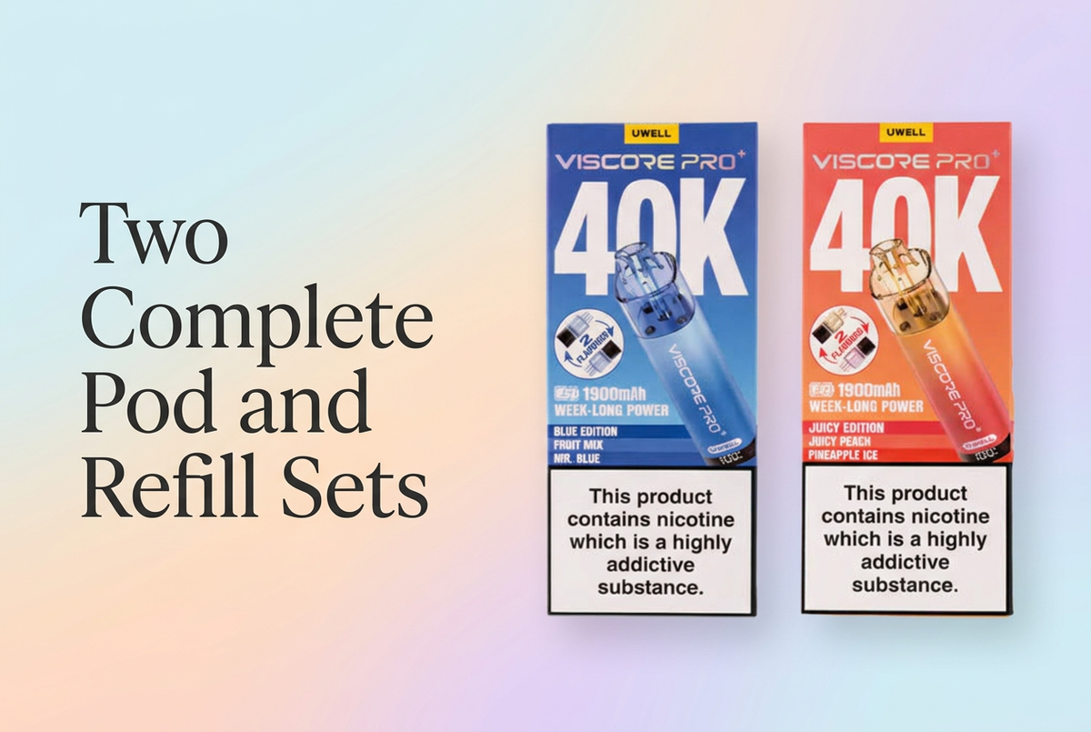 Two Complete Pod and Refill Sets
