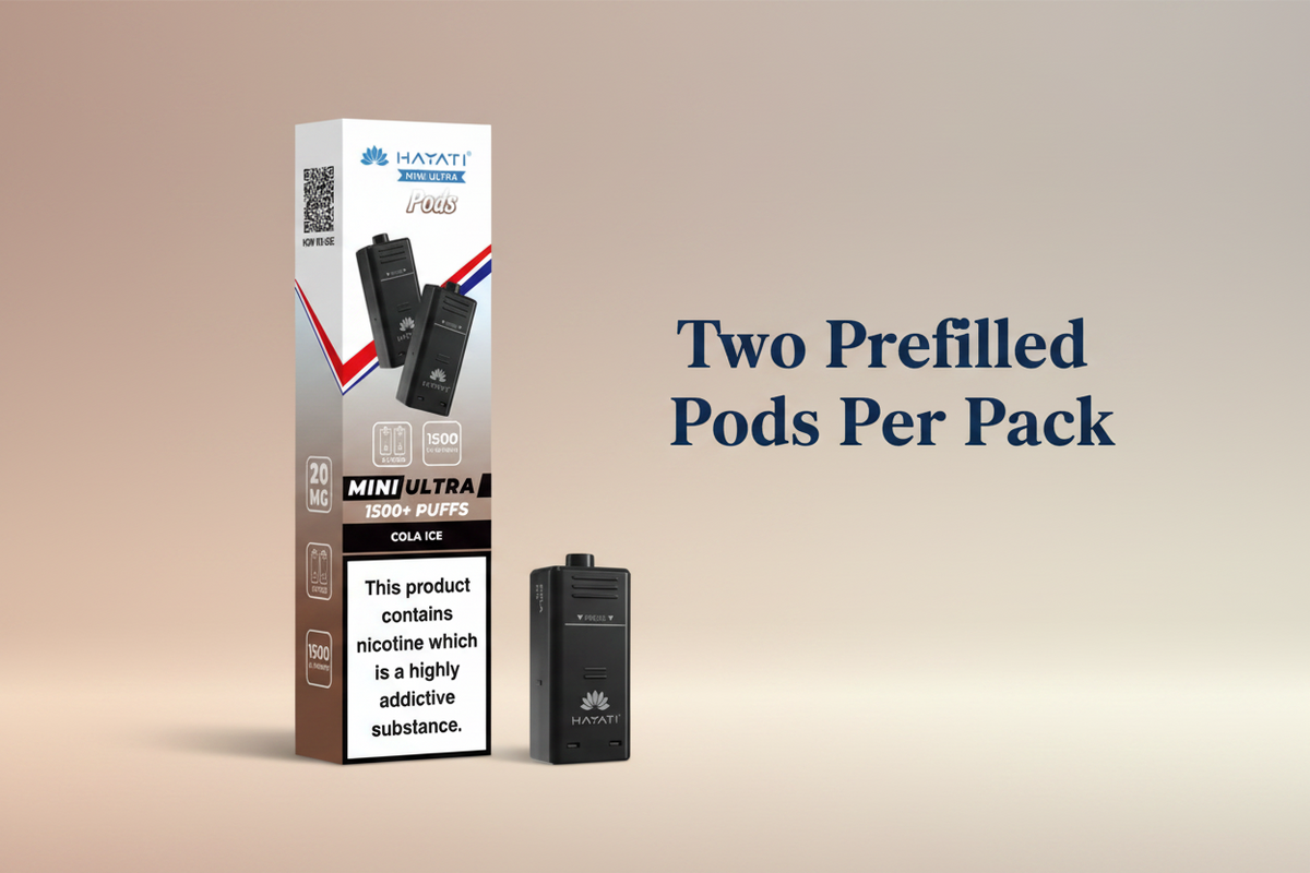 Two Prefilled Pods Per Pack