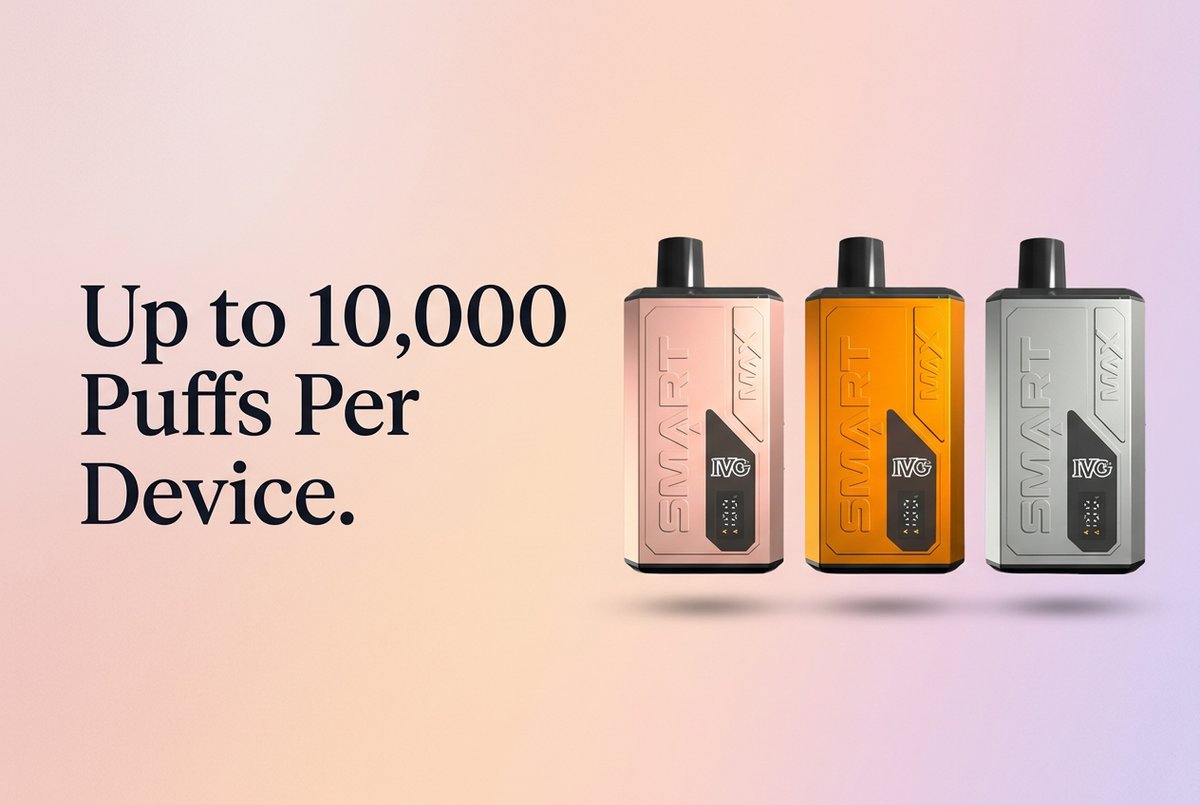 Up to 10,000 Puffs Per Device