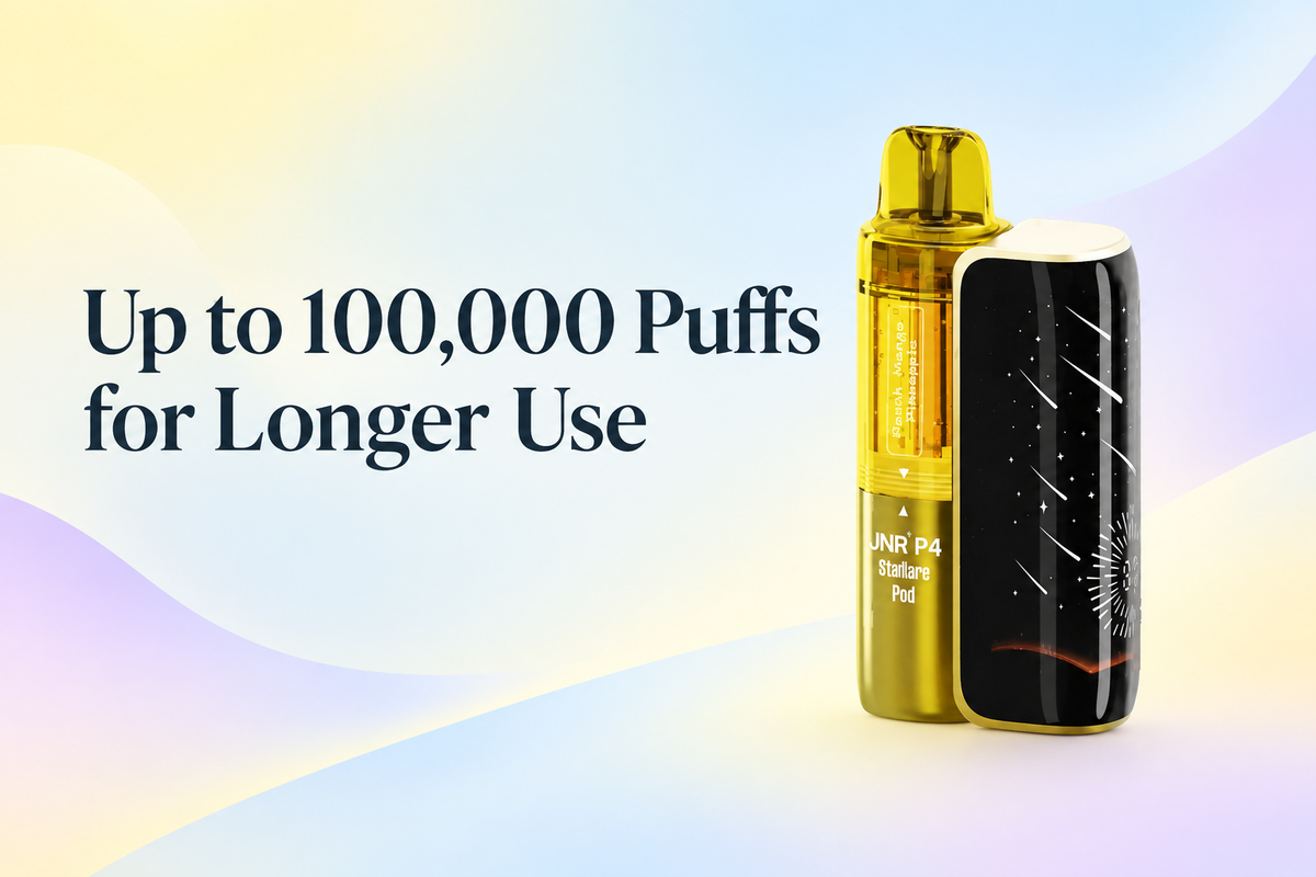 Up to 100,000 Puffs for Longer Use