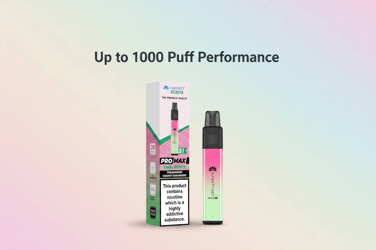 Up to 1000 Puff Performance
