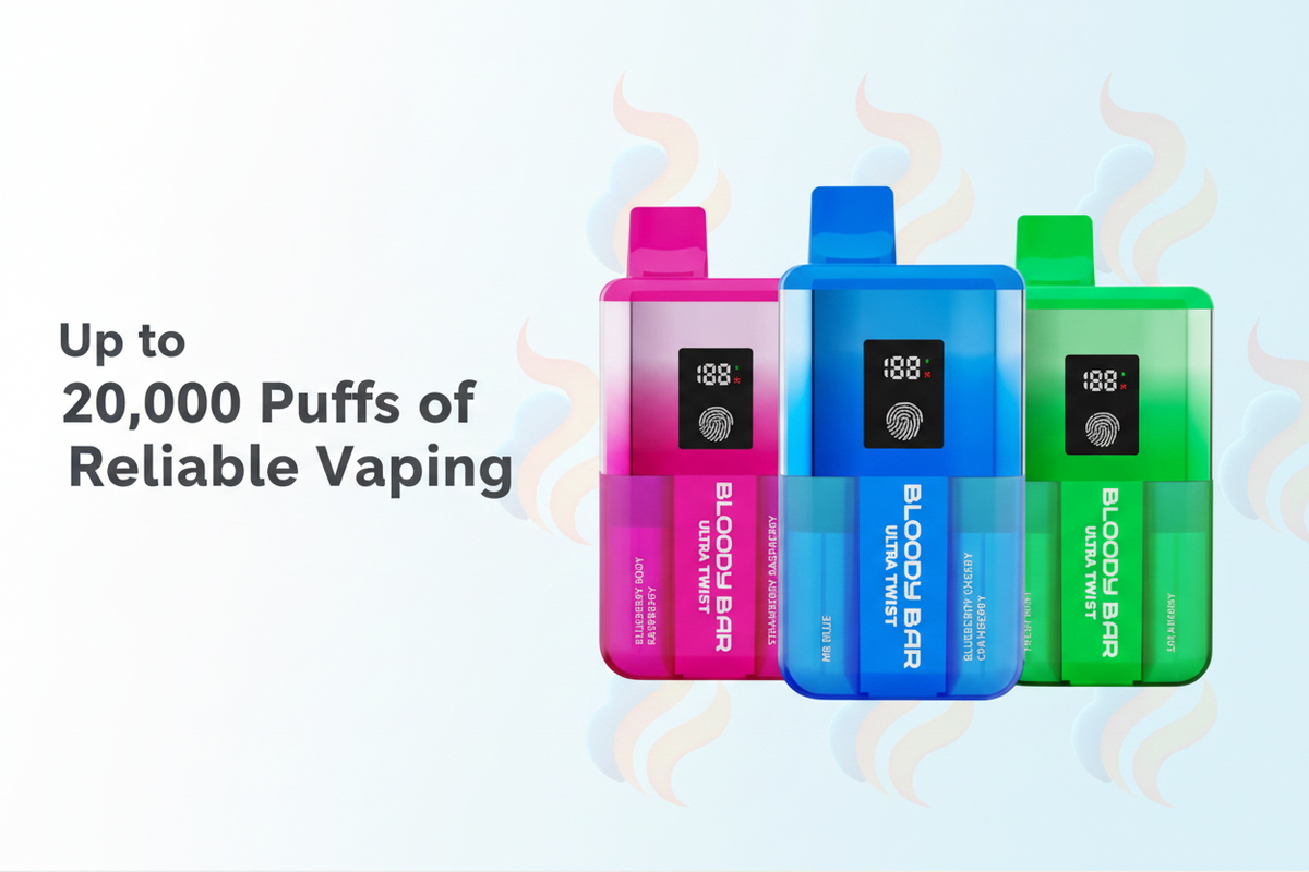 Up to 20,000 Puffs of Reliable Vaping