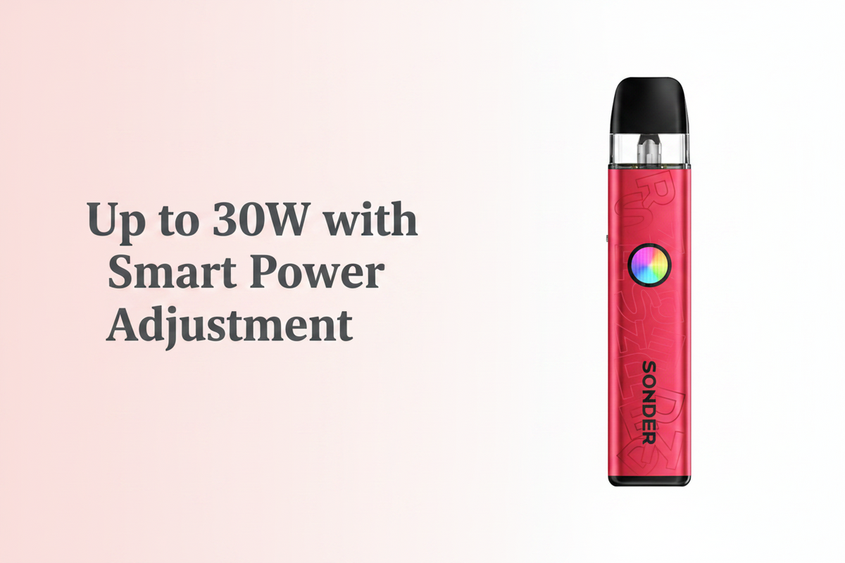 Up to 30W with Smart Power Adjustment