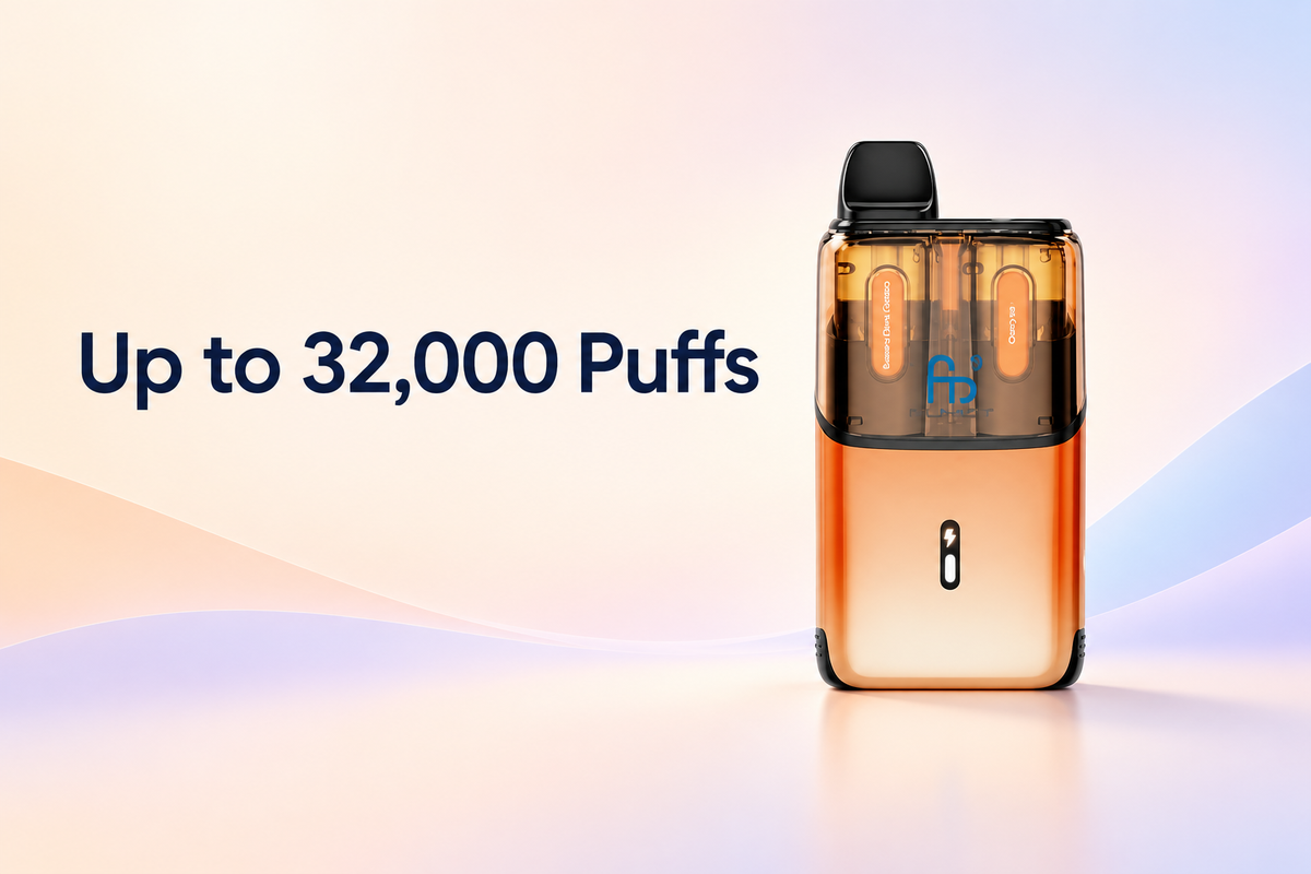 Up to 32,000 Puffs