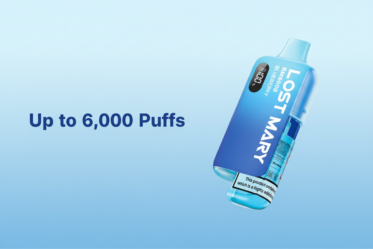 Up to 6,000 Puffs