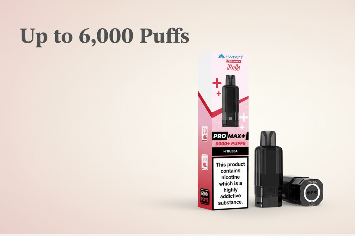 Up to 6,000 Puffs