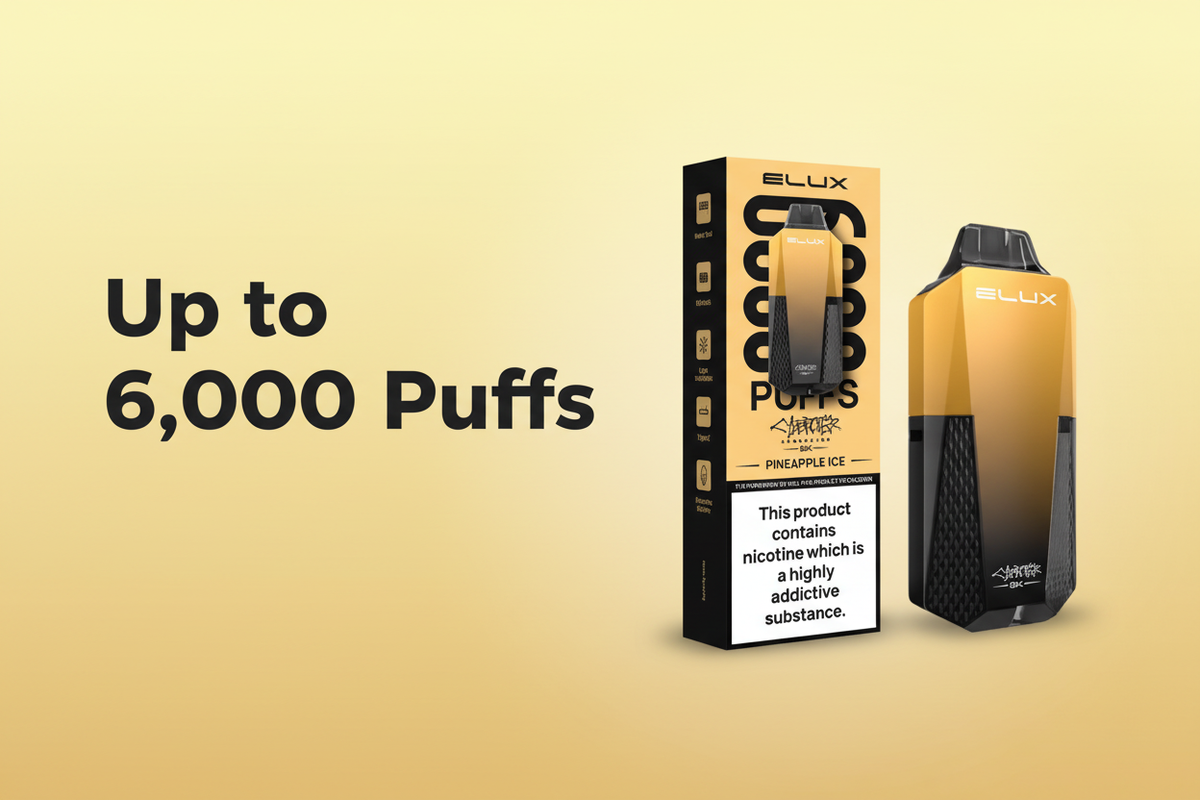 Up to 6,000 Puffs