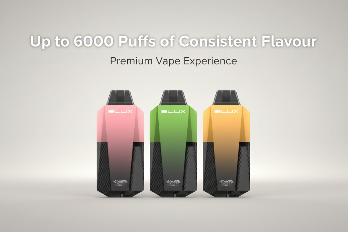 Up to 6000 Puffs of Consistent Flavour