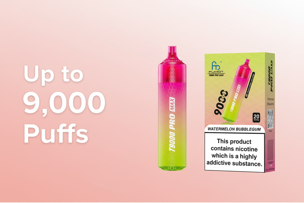 Up to 9,000 Puffs
