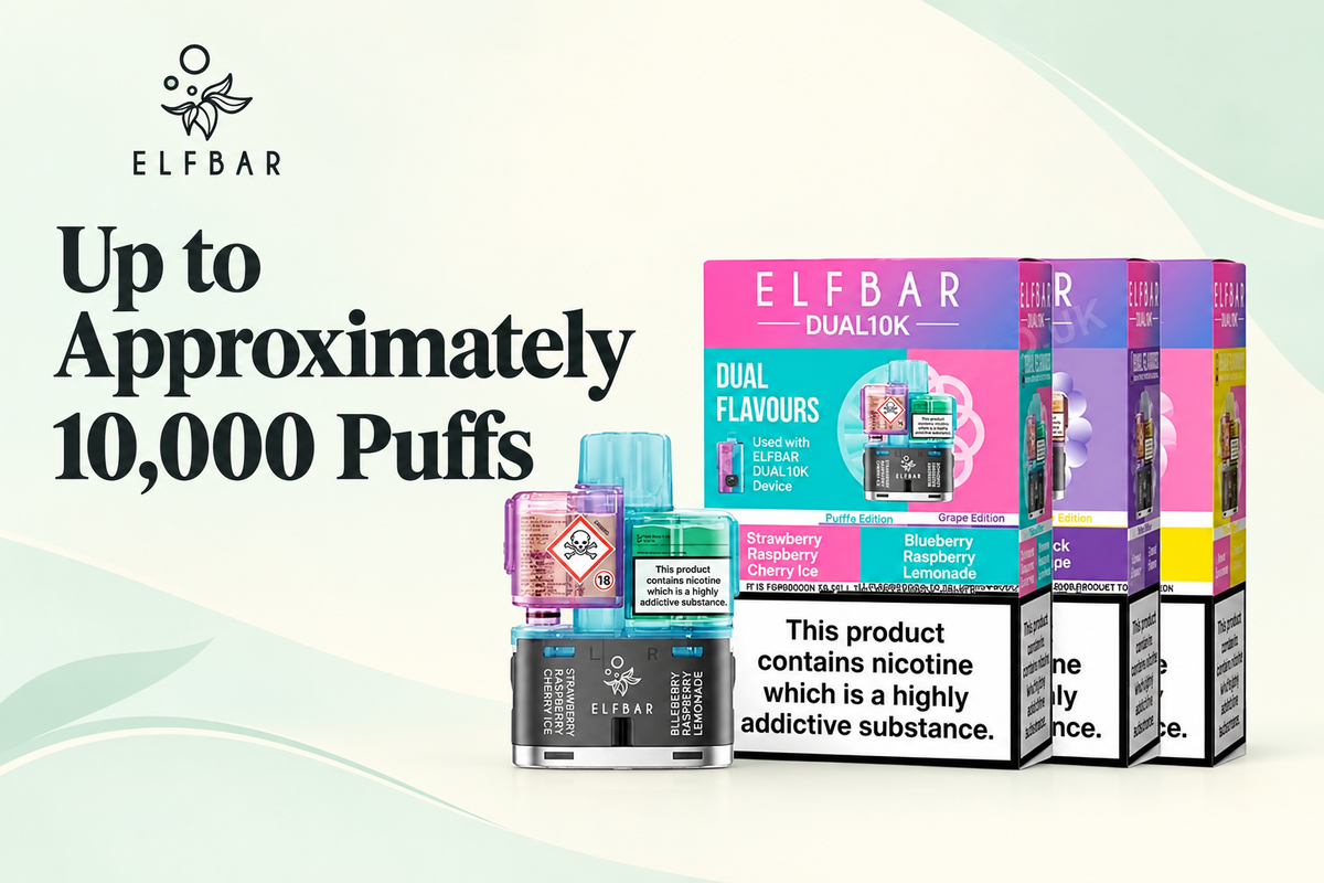 Up to Approximately 10,000 Puffs