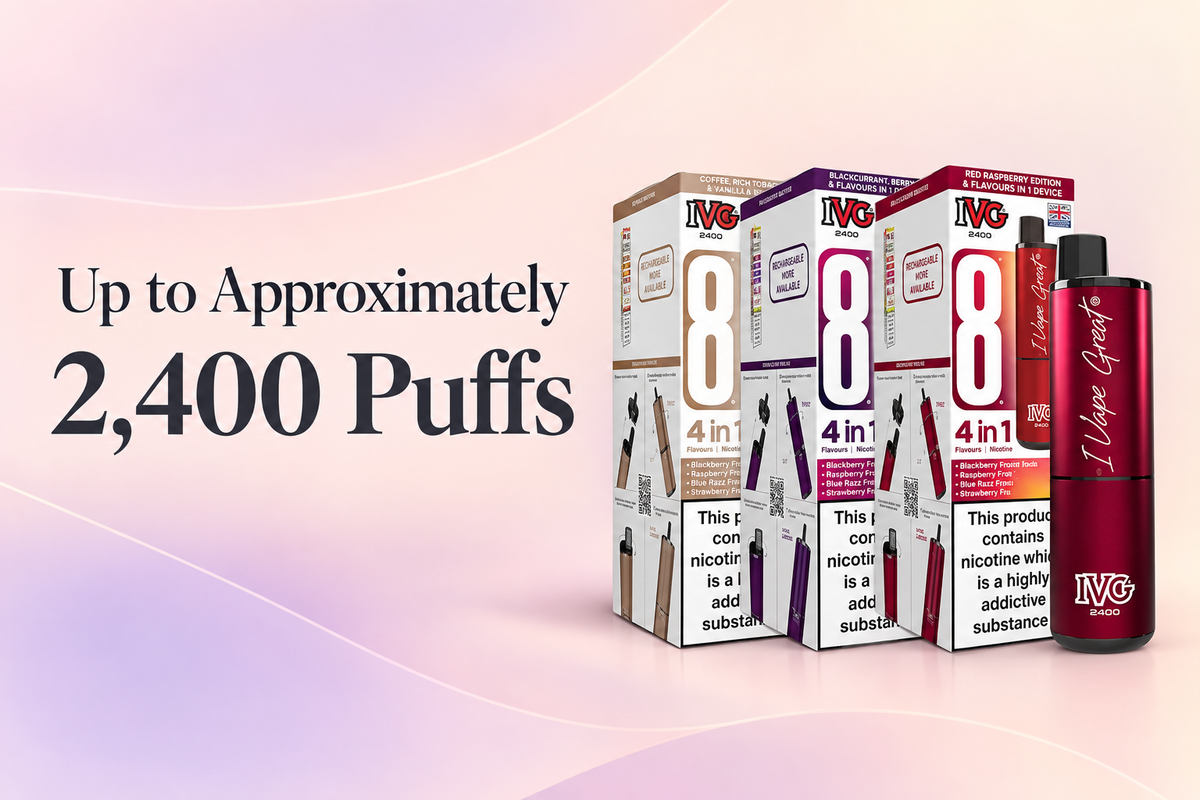 Up to Approximately 2,400 Puffs