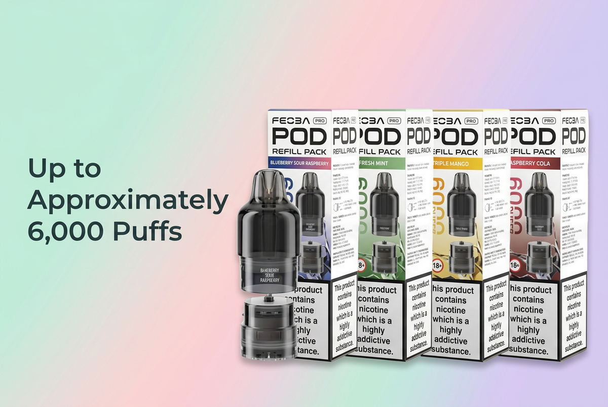 Up to Approximately 6,000 Puffs