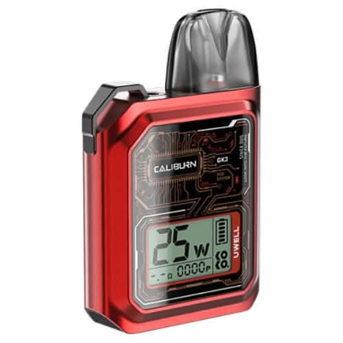 Uwell Caliburn GK3 Kit - Eliquid Base - Red