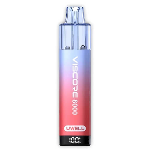 Uwell Viscore 8000 Prefilled Pod Vape Kit,  Milky Strawberry