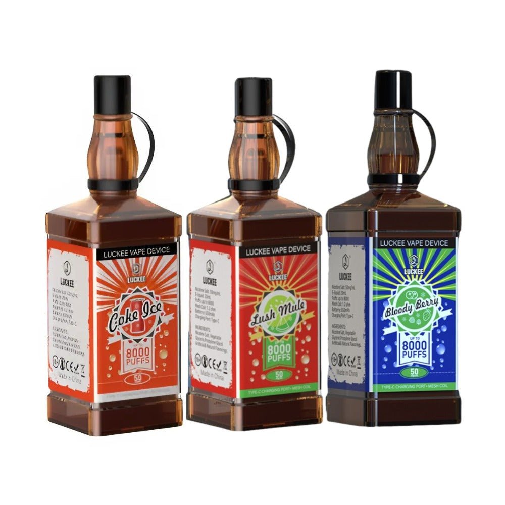 Vape Daniel’s 8000 Puffs Disposable Vape - Eliquid Base - Bloody berry